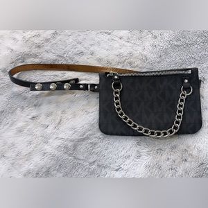Michael Kors Logo Chain Fanny Pack Belt Bag
